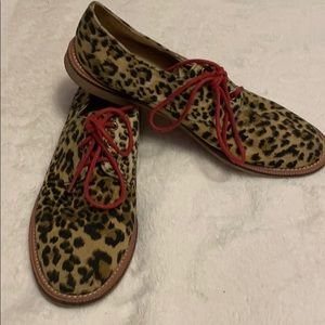 Cheetah lace ups